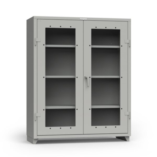 14 ga. Cabinet with Electronic Lock with Digital Screen 48 inW x 24 inD x 75 inH, STRONG HOLD, Mfr# 46-243-AT-L